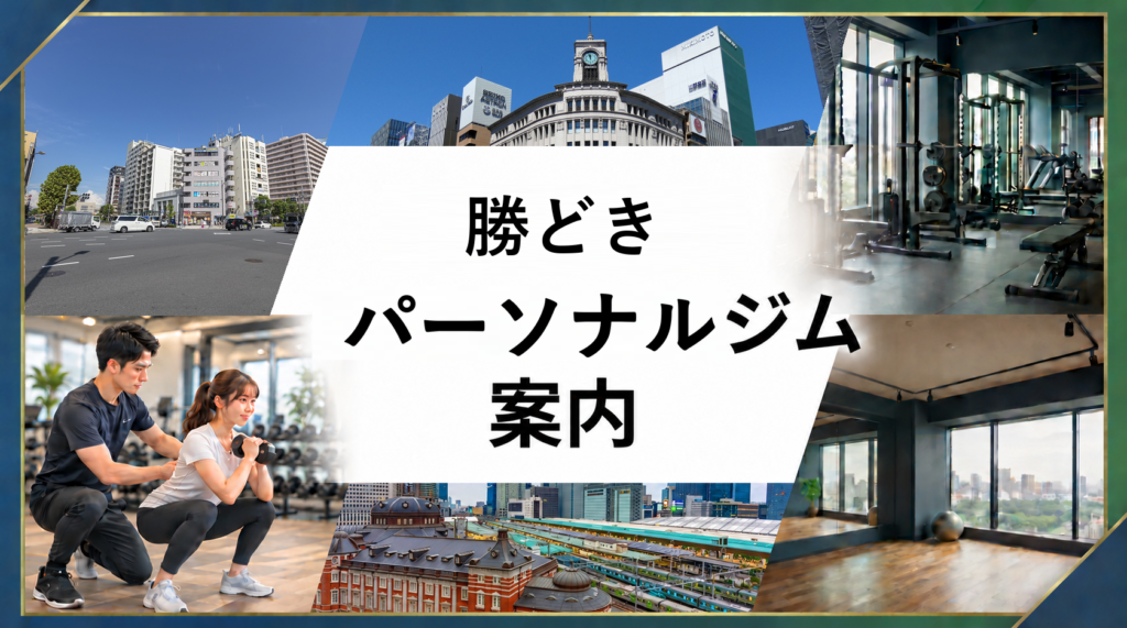 勝どき駅周辺のパーソナルジム案内