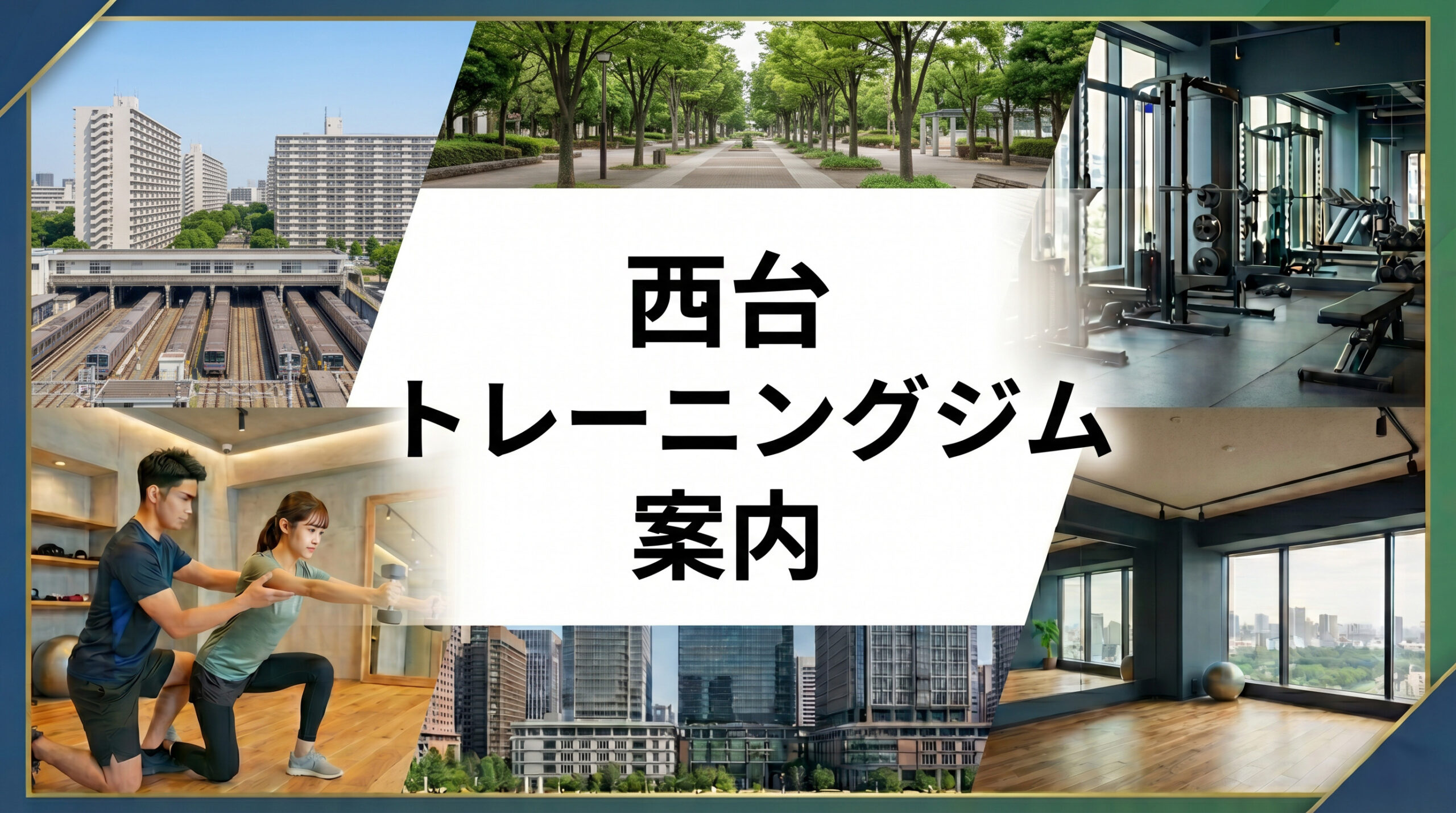 西台駅周辺のトレーニングジム案内